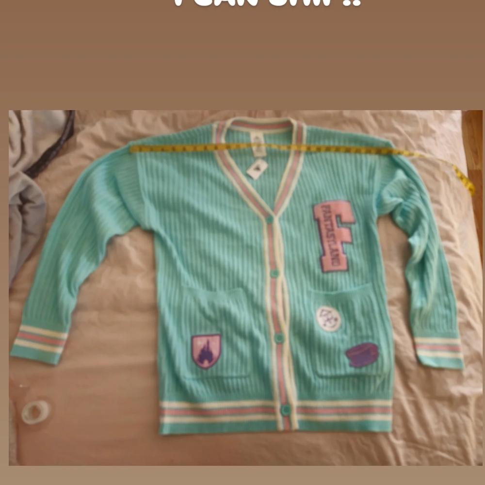 Pastel Cardigan with Patches